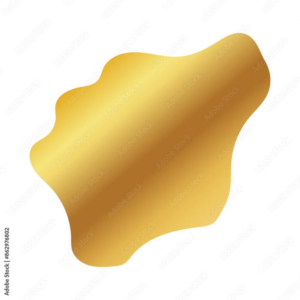 Liquid Fluid Golden Gradient random organic shapes Liquid Fluid Golden Gradient random organic shapes
