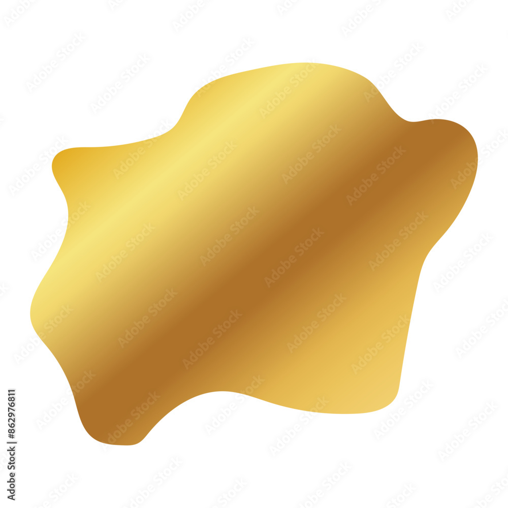 Liquid Fluid Golden Gradient random organic shapes Liquid Fluid Golden Gradient random organic shapes