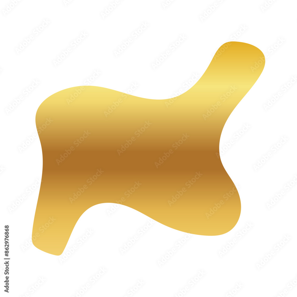 Liquid Fluid Golden Gradient random organic shapes Liquid Fluid Golden Gradient random organic shapes