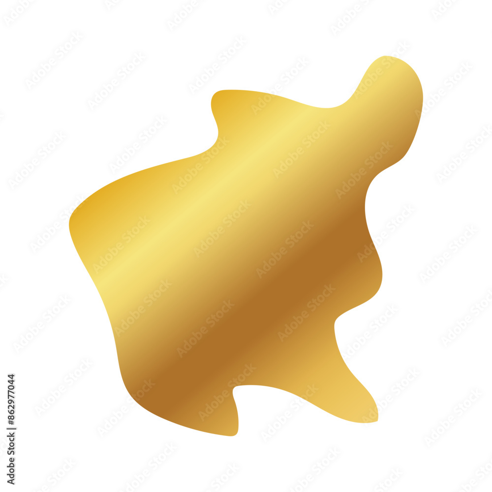 Liquid Fluid Golden Gradient random organic shapes Liquid Fluid Golden Gradient random organic shapes