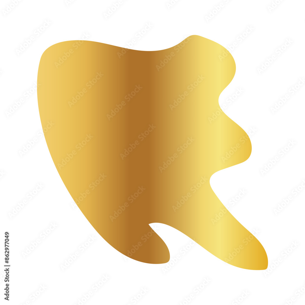 Liquid Fluid Golden Gradient random organic shapes Liquid Fluid Golden Gradient random organic shapes