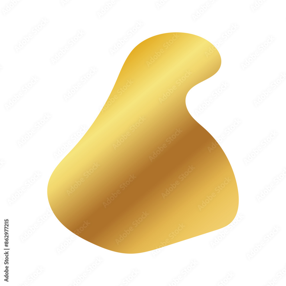 Liquid Fluid Golden Gradient random organic shapes Liquid Fluid Golden Gradient random organic shapes