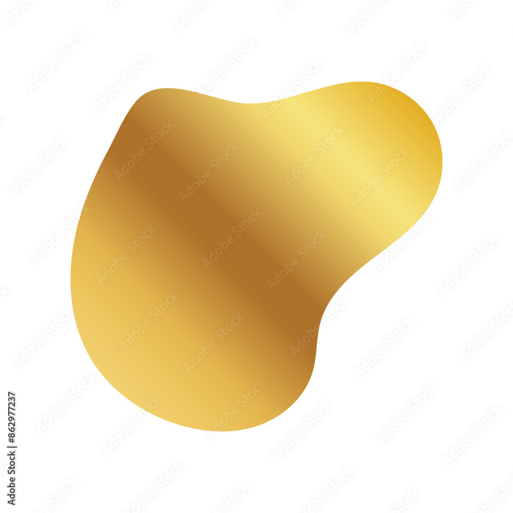 Liquid Fluid Golden Gradient random organic shapes Liquid Fluid Golden Gradient random organic shapes