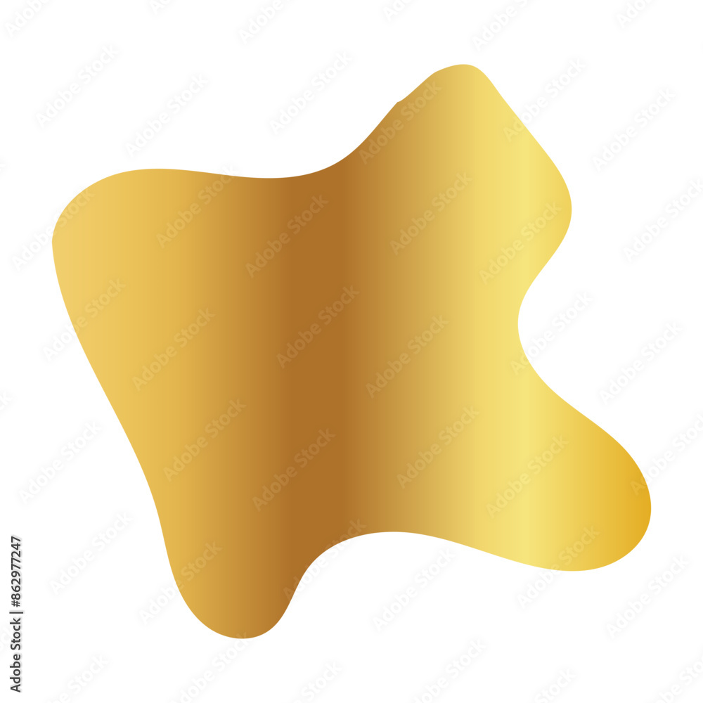 Liquid Fluid Golden Gradient random organic shapes Liquid Fluid Golden Gradient random organic shapes