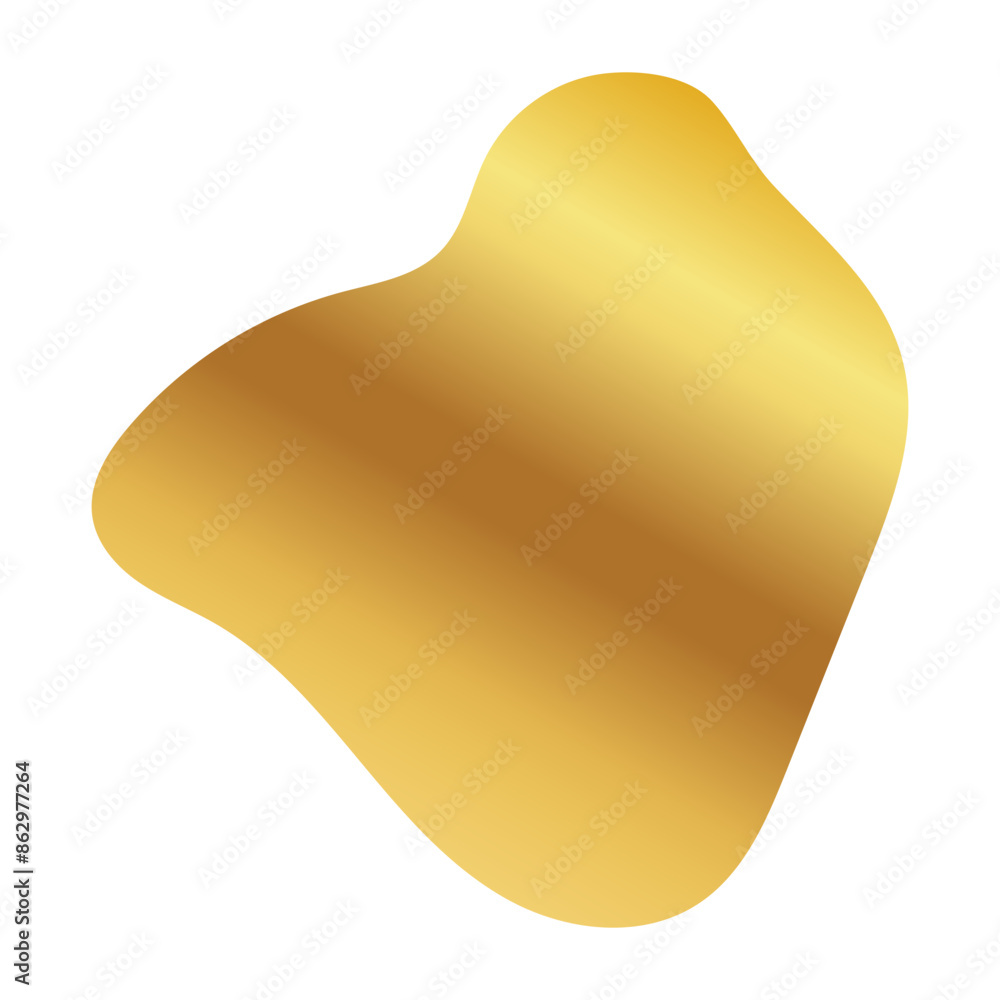 Liquid Fluid Golden Gradient random organic shapes Liquid Fluid Golden Gradient random organic shapes