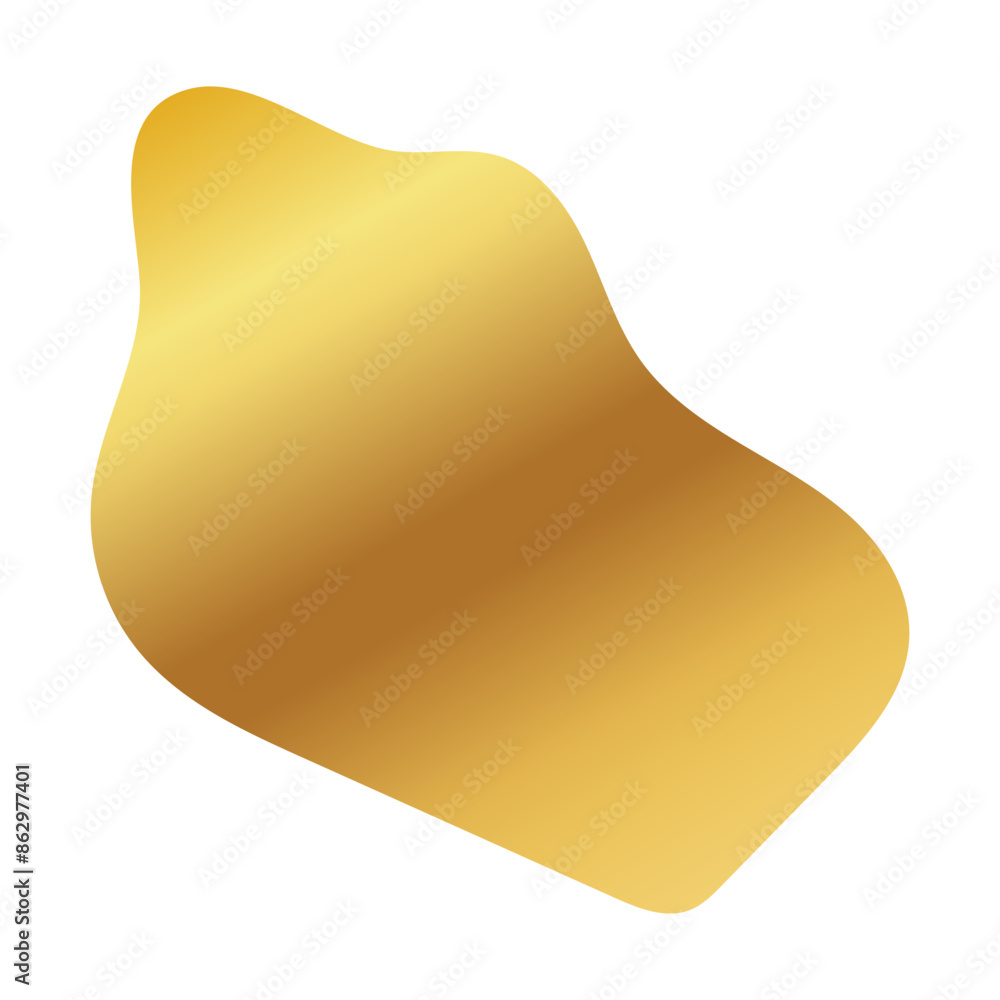 Liquid Fluid Golden Gradient random organic shapes Liquid Fluid Golden Gradient random organic shapes