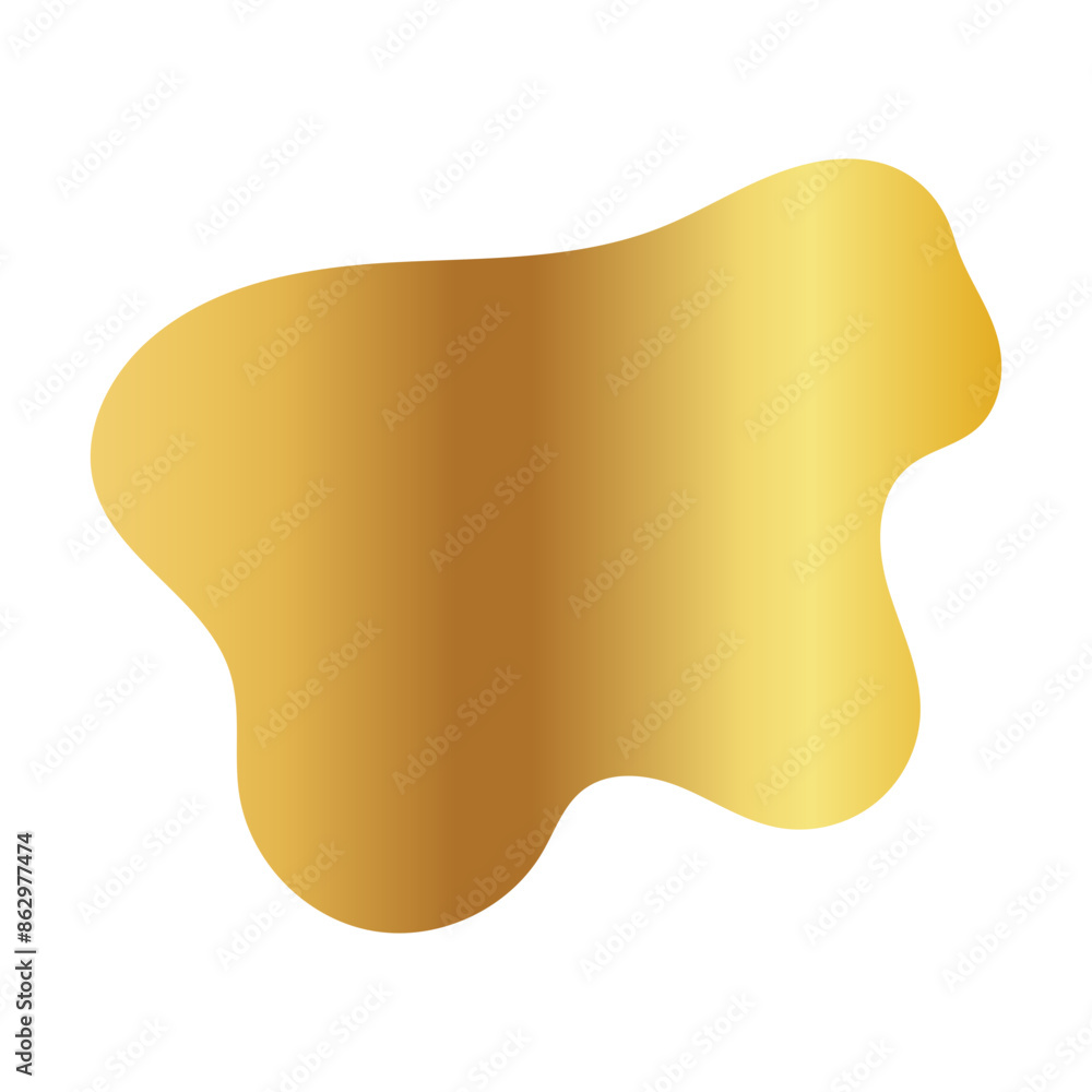 Liquid Fluid Golden Gradient random organic shapes Liquid Fluid Golden Gradient random organic shapes