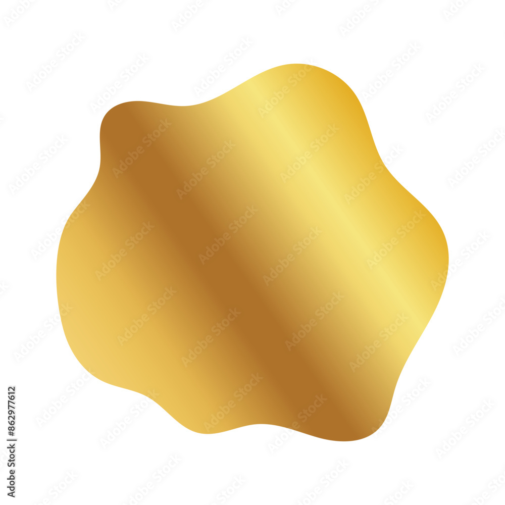 Liquid Fluid Golden Gradient random organic shapes Liquid Fluid Golden Gradient random organic shapes