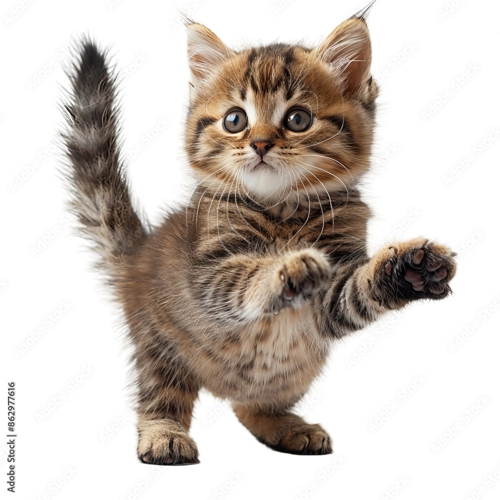 Naklejka premium scottish fold kitten