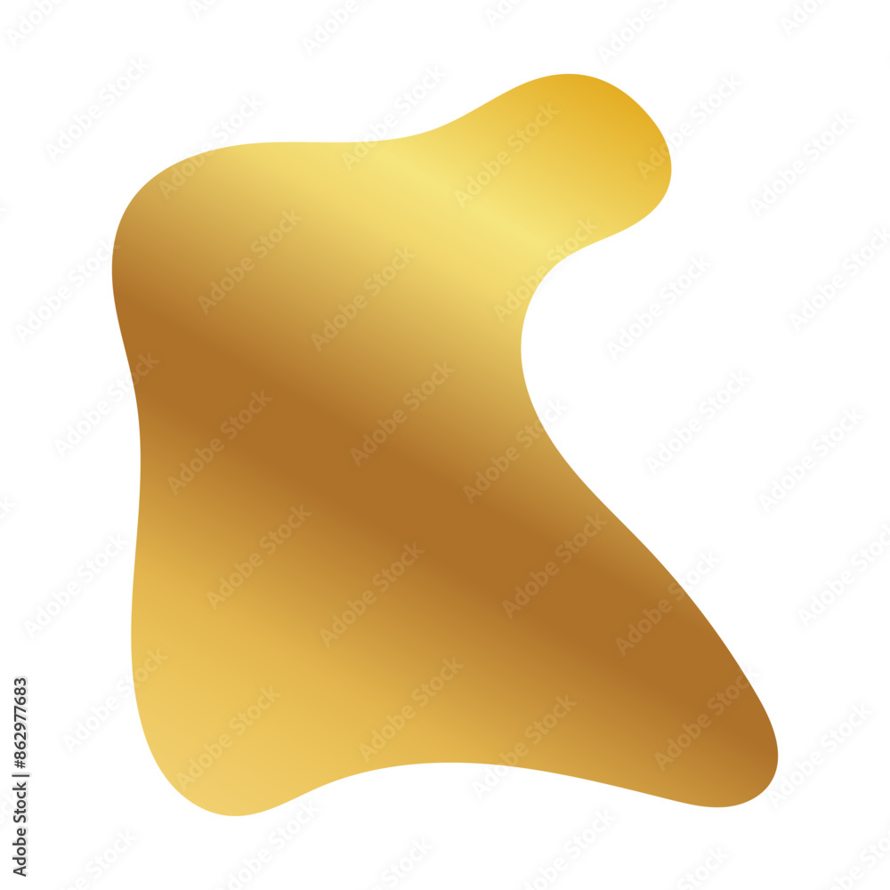 Liquid Fluid Golden Gradient random organic shapes Liquid Fluid Golden Gradient random organic shapes
