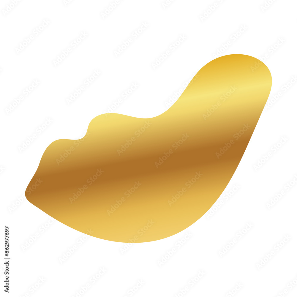 Liquid Fluid Golden Gradient random organic shapes Liquid Fluid Golden Gradient random organic shapes