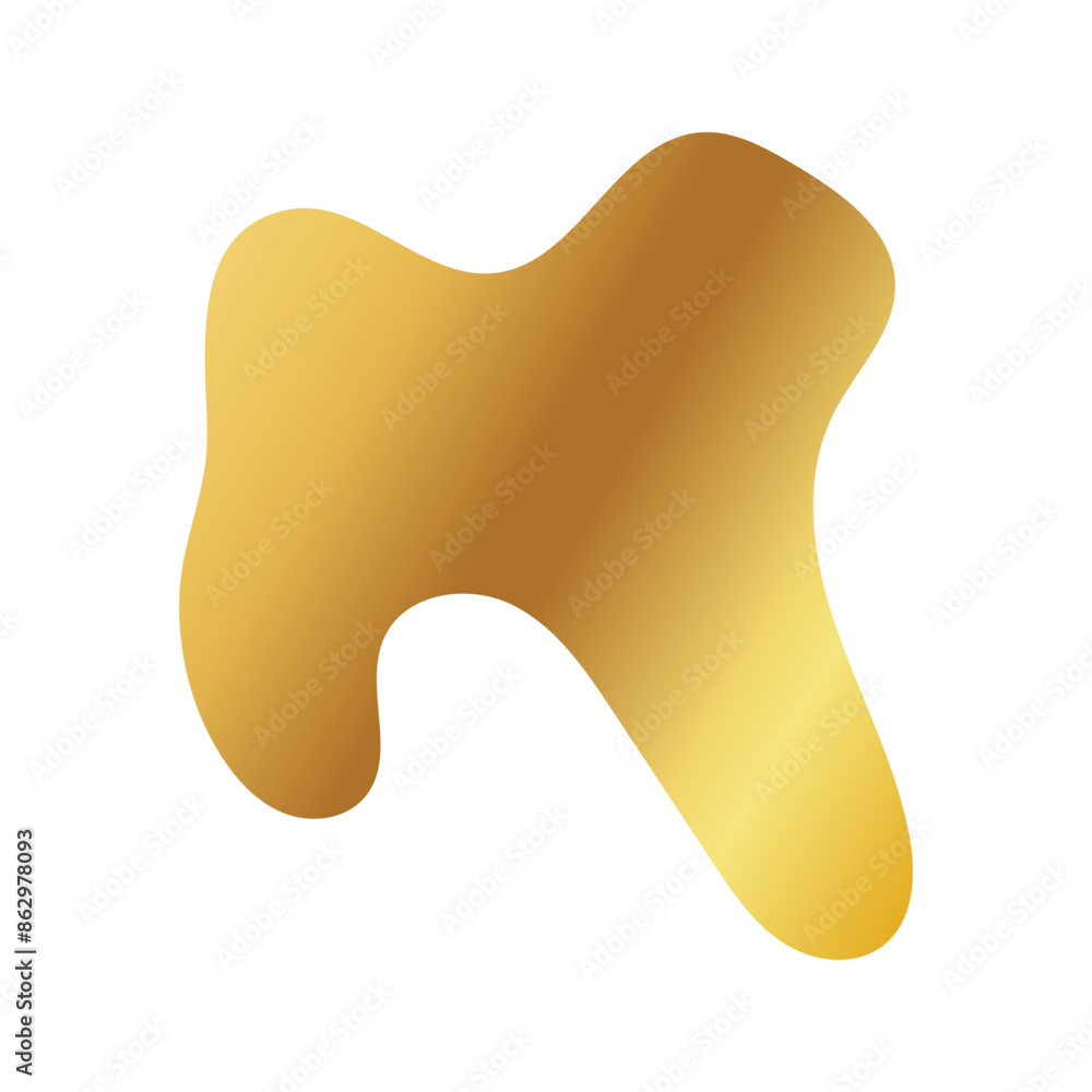 Liquid Fluid Golden Gradient random organic shapes Liquid Fluid Golden Gradient random organic shapes