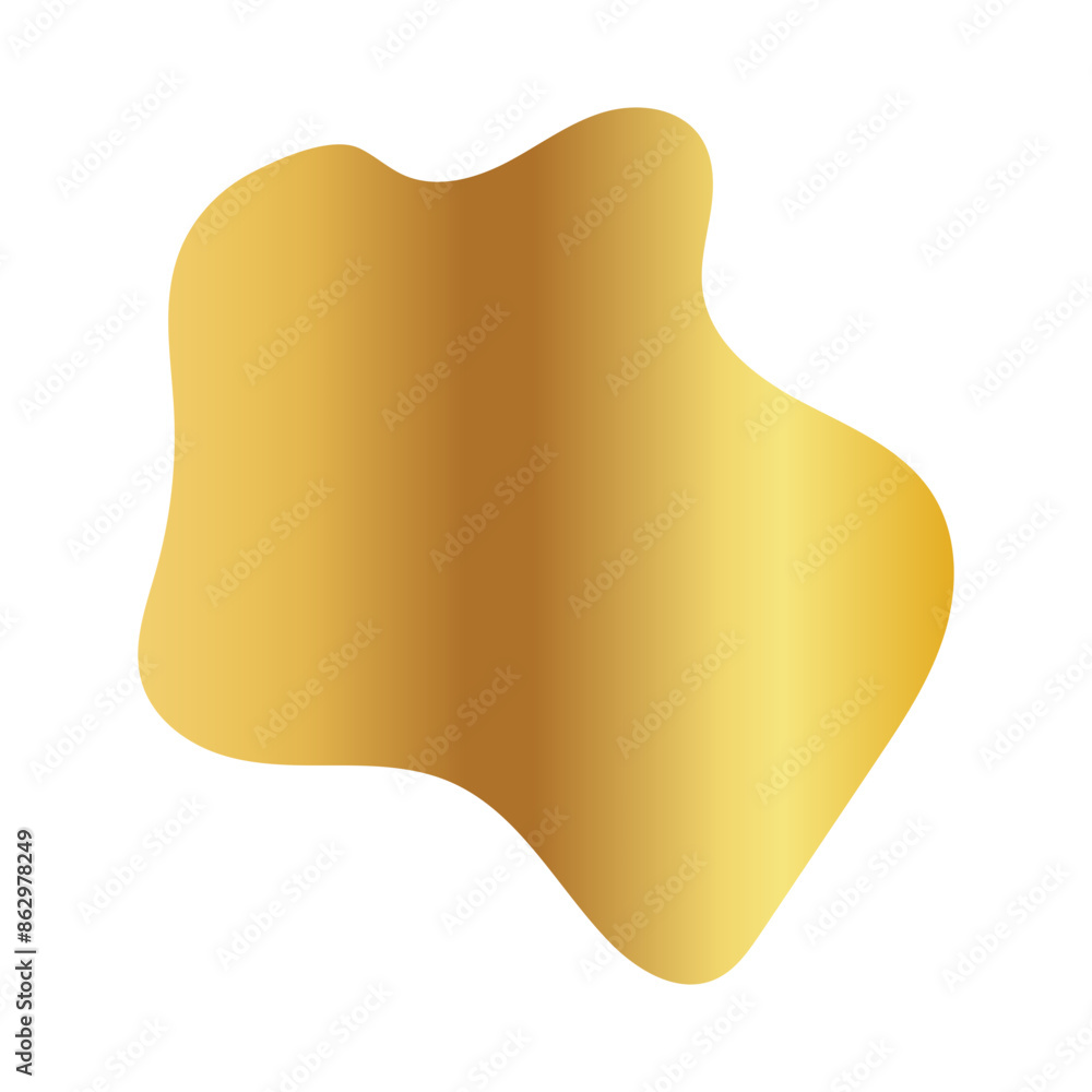 Liquid Fluid Golden Gradient random organic shapes Liquid Fluid Golden Gradient random organic shapes