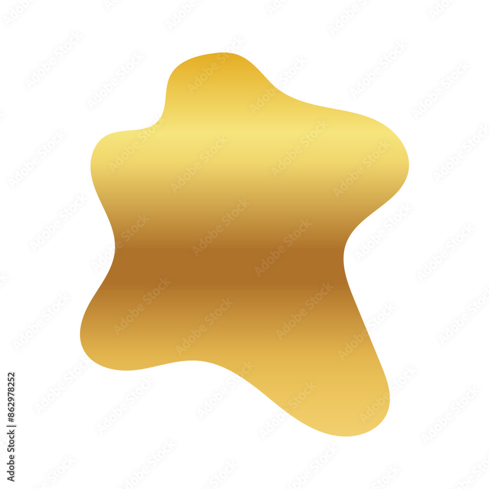 Liquid Fluid Golden Gradient random organic shapes Liquid Fluid Golden Gradient random organic shapes