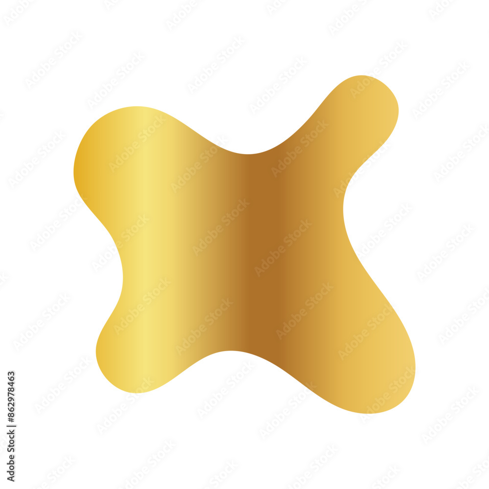 Liquid Fluid Golden Gradient random organic shapes Liquid Fluid Golden Gradient random organic shapes