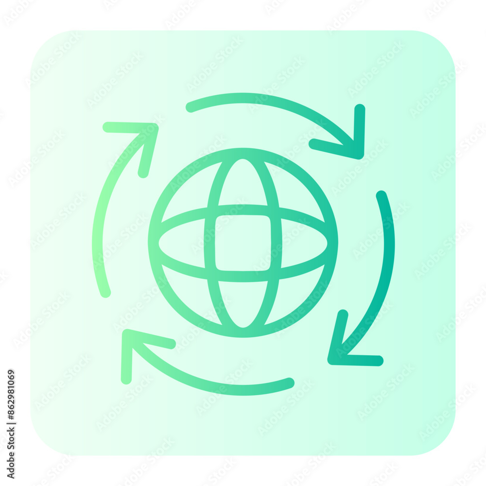 renewal gradient icon renewal gradient icon