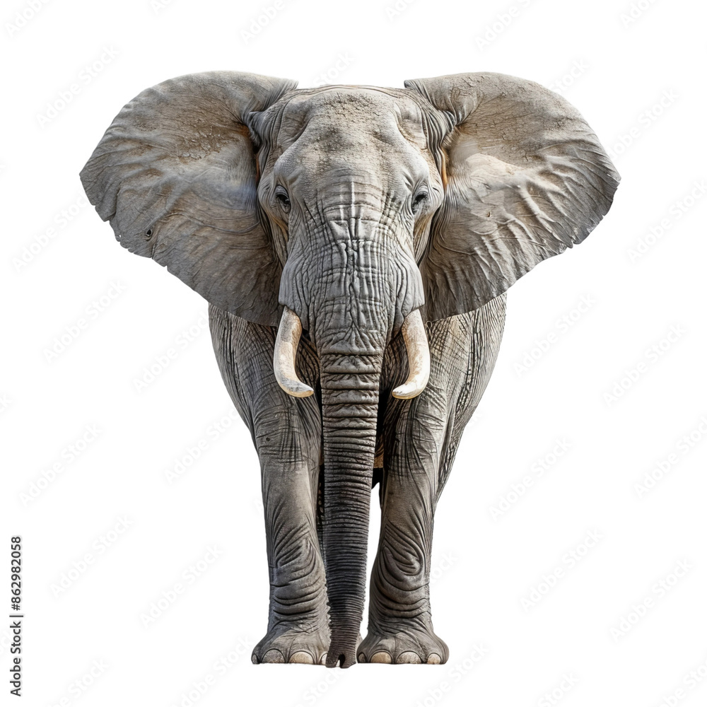 Obraz premium elephant isolated on white
