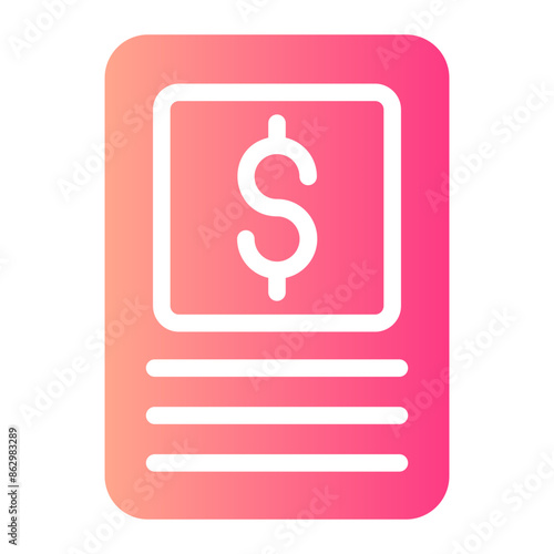 payment gradient icon