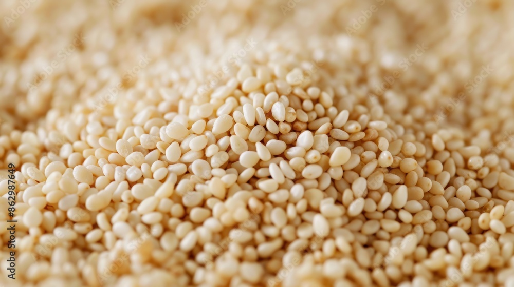 Close-up of a Pile of Sesame Seeds Close-up of a Pile of Sesame Seeds