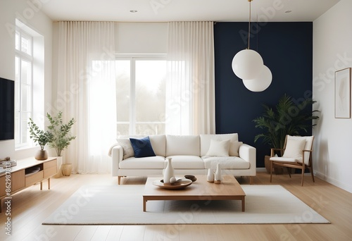 Wallpaper Mural Photo interior modern design room 3d illustration Torontodigital.ca