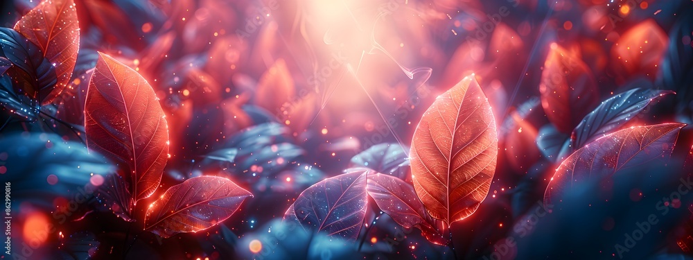 Flourishing Leaves Framing 3D Holographic Financial Projections for Eco Conscious Investments Flourishing Leaves Framing 3D Holographic Financial Projections for Eco Conscious Investments