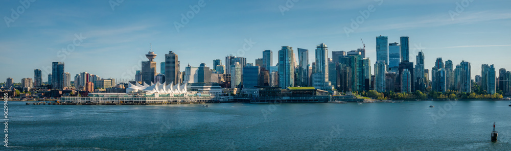 Obraz premium Panoramic view of Vancouver, British Columbia, Canada