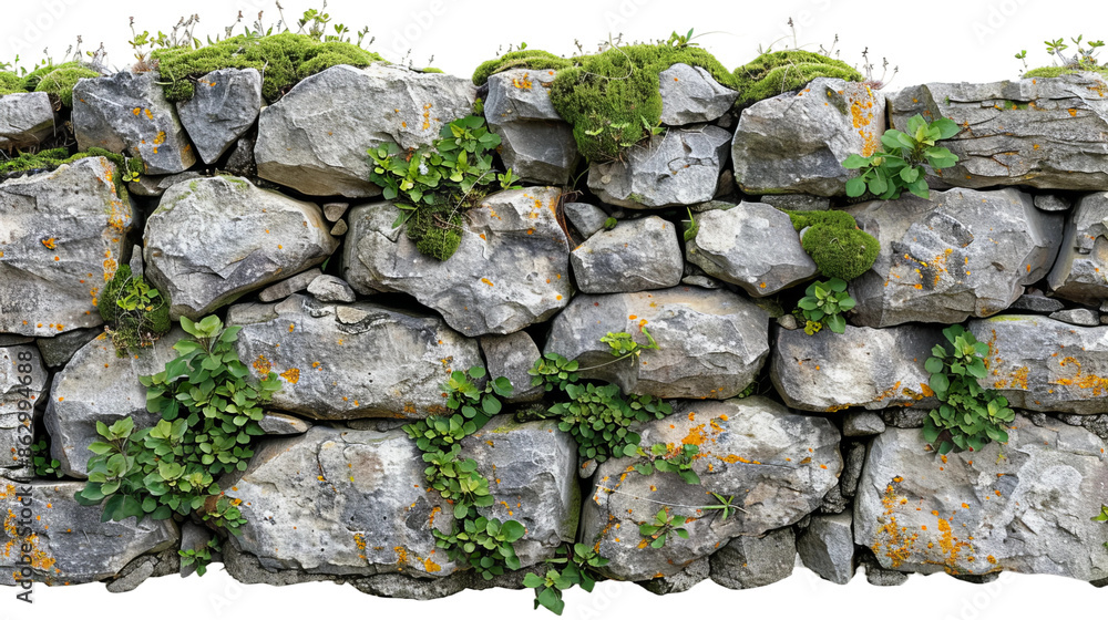 stone wall with moss stone wall with moss
