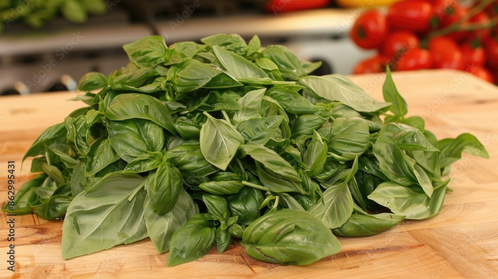 Fresh basil Aromatic herb for healthy cooking meals and snacks Fresh basil Aromatic herb for healthy cooking meals and snacks