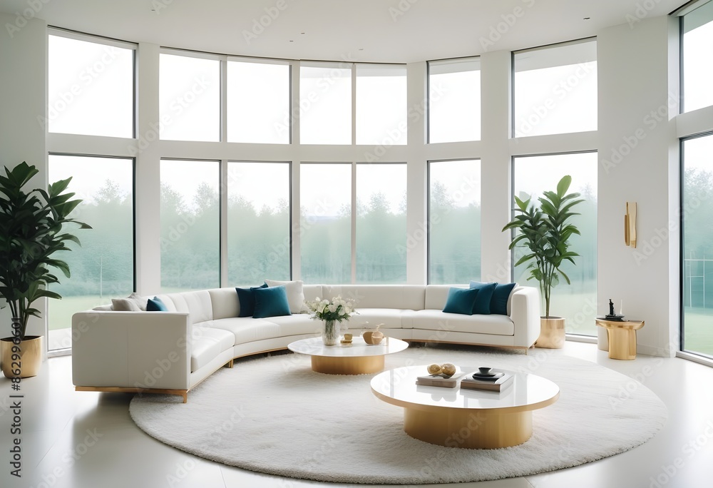 Photo interior modern design room 3d illustration Photo interior modern design room 3d illustration
