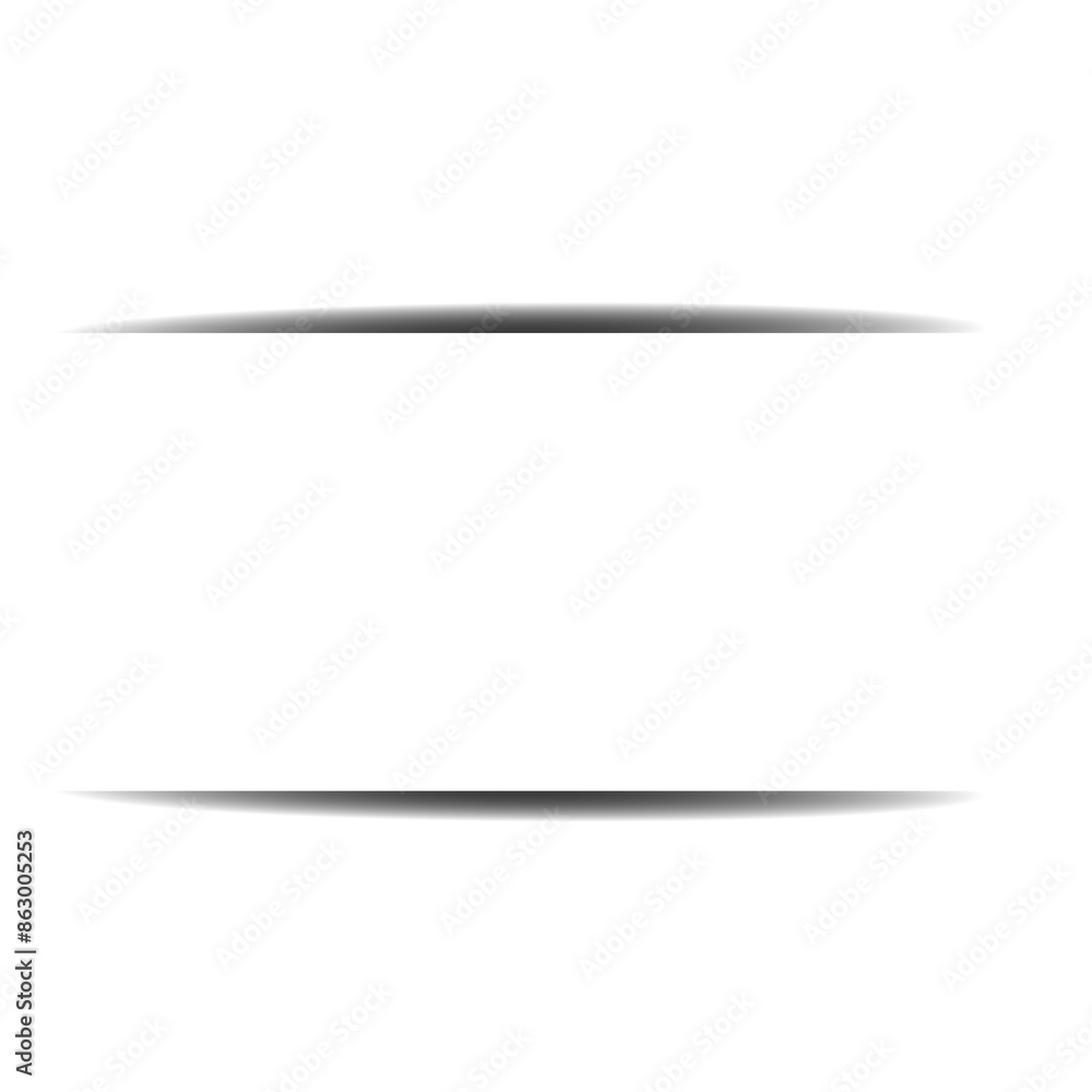 Paper shadow. Shadow effect.