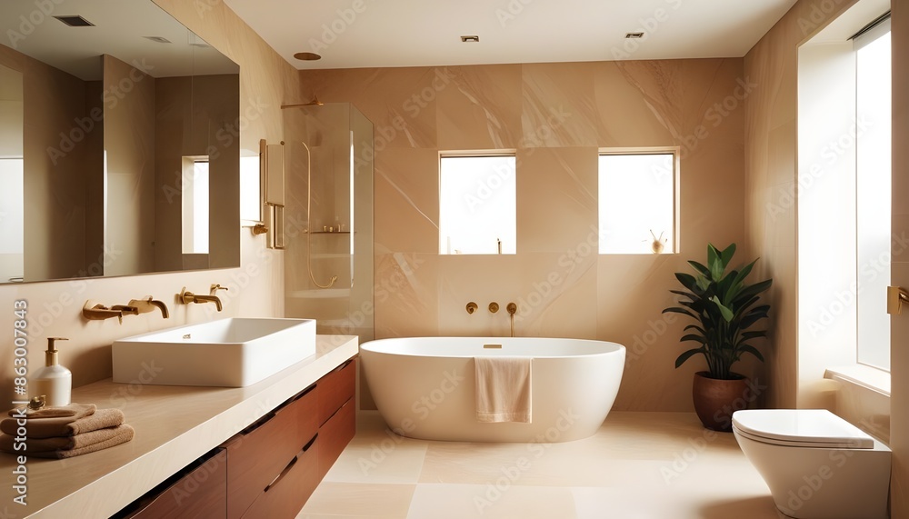 Photo interior modern design room 3d illustration Photo interior modern design room 3d illustration