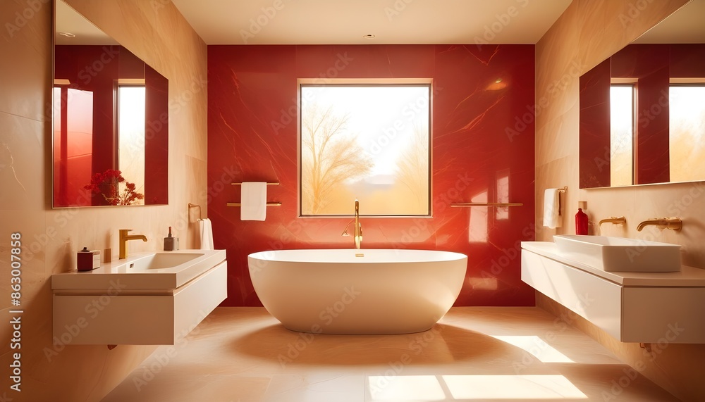 Photo interior modern design room 3d illustration Photo interior modern design room 3d illustration