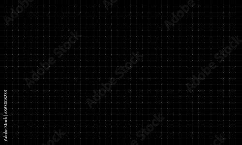 HUD white grid pattern technology futuristic user interface science fiction design on black background vector