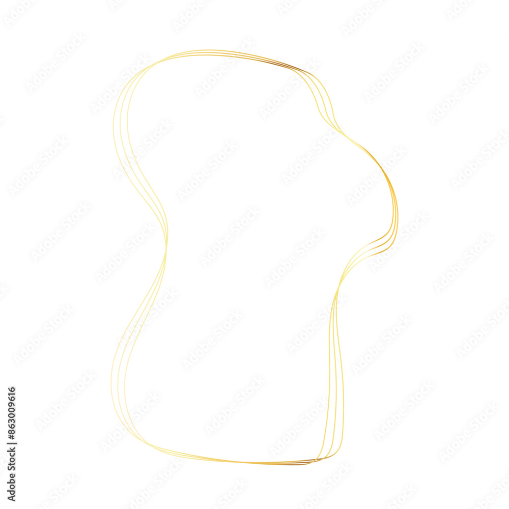 Gold liquid geometric shapes. Graphic elements Gold liquid geometric shapes. Graphic elements