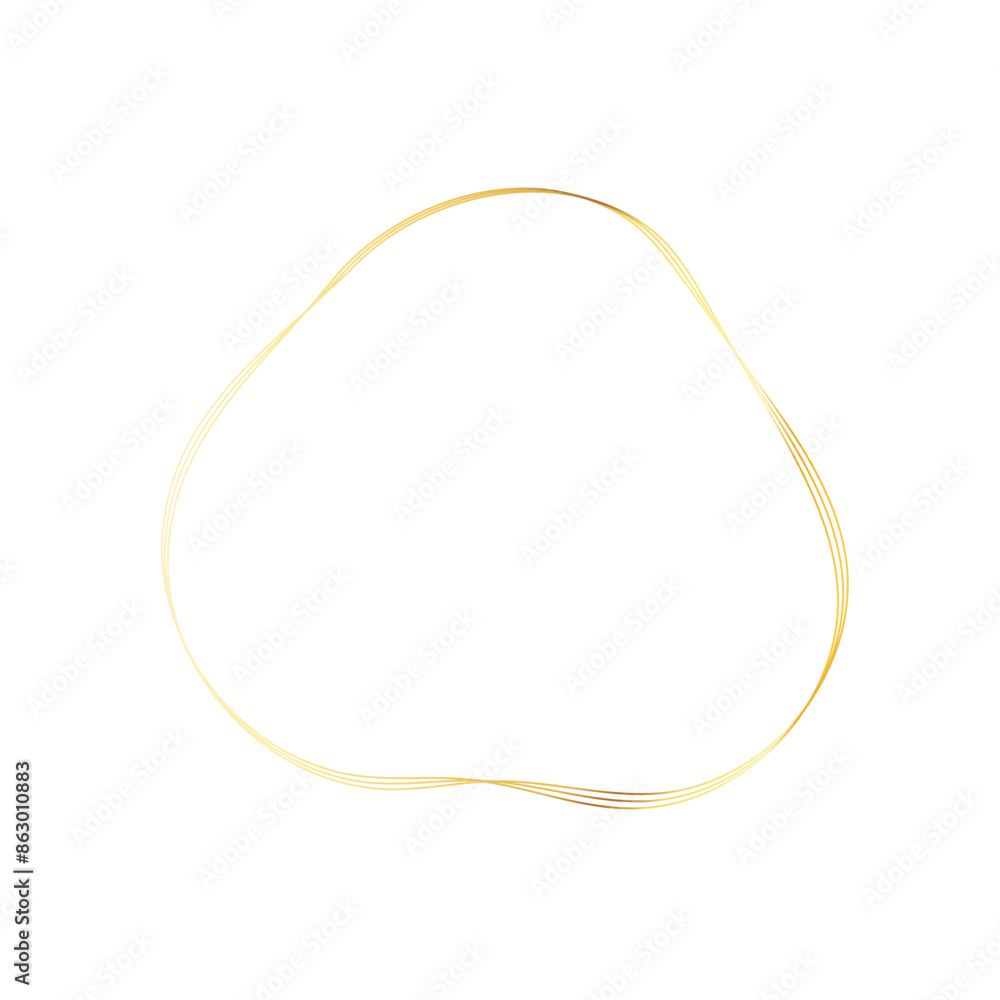 Gold liquid geometric shapes. Graphic elements Gold liquid geometric shapes. Graphic elements
