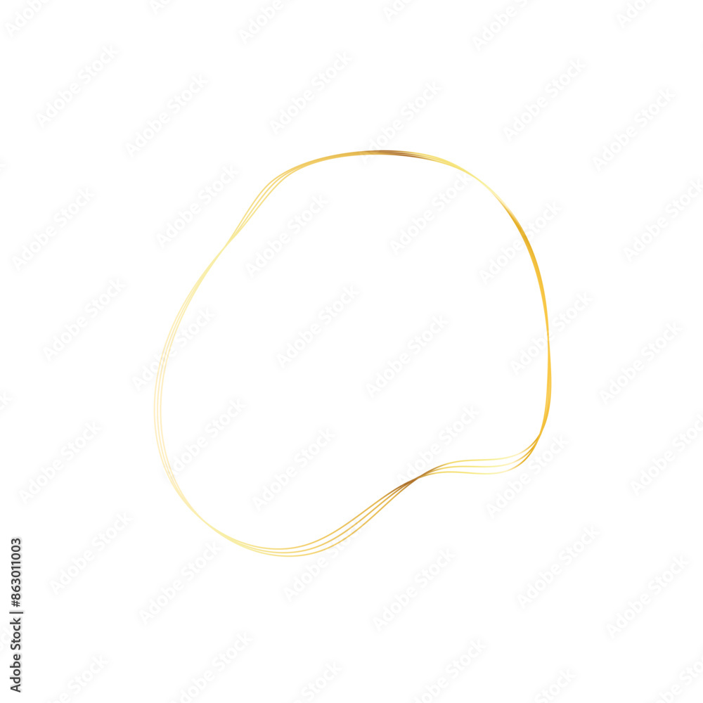 Gold liquid geometric shapes. Graphic elements Gold liquid geometric shapes. Graphic elements