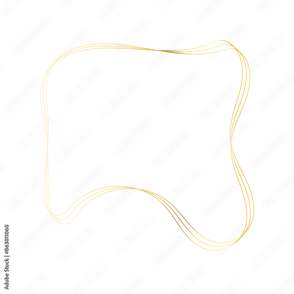 Gold liquid geometric shapes. Graphic elements Gold liquid geometric shapes. Graphic elements