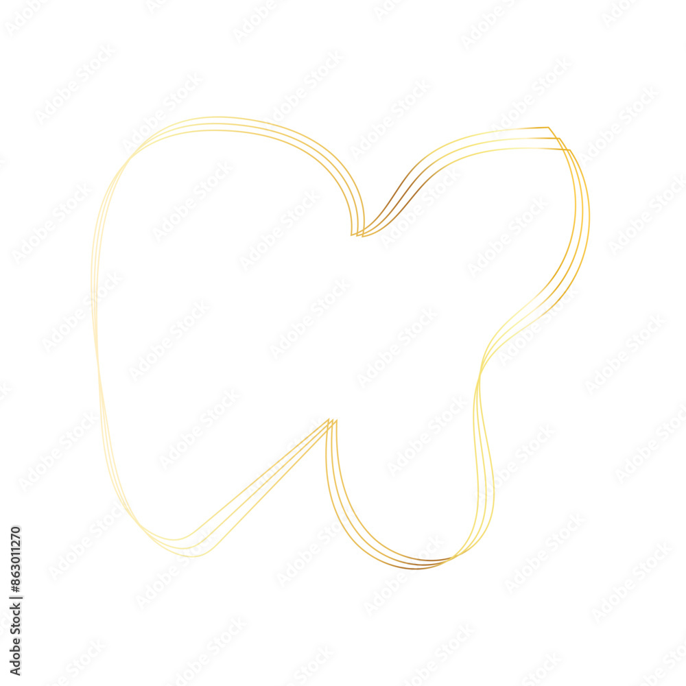 Gold liquid geometric shapes. Graphic elements Gold liquid geometric shapes. Graphic elements
