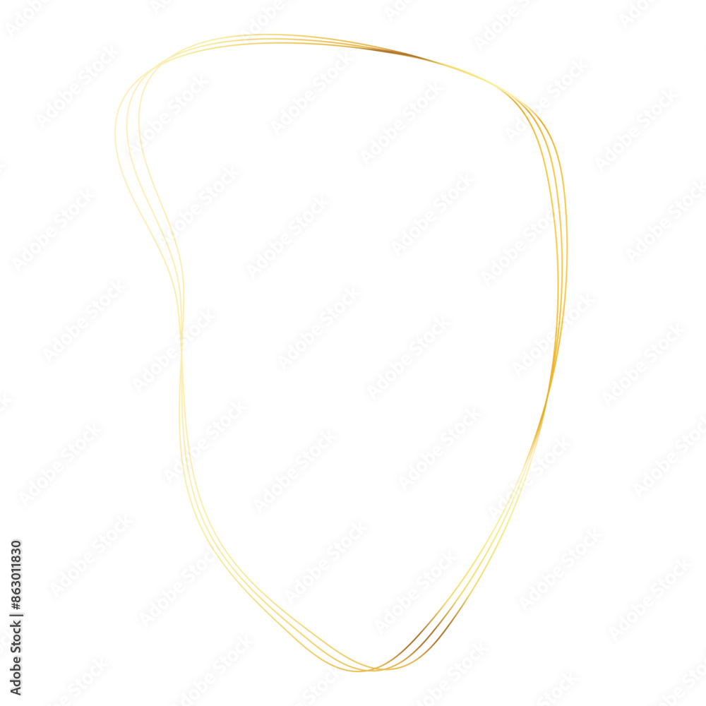 Gold liquid geometric shapes. Graphic elements Gold liquid geometric shapes. Graphic elements
