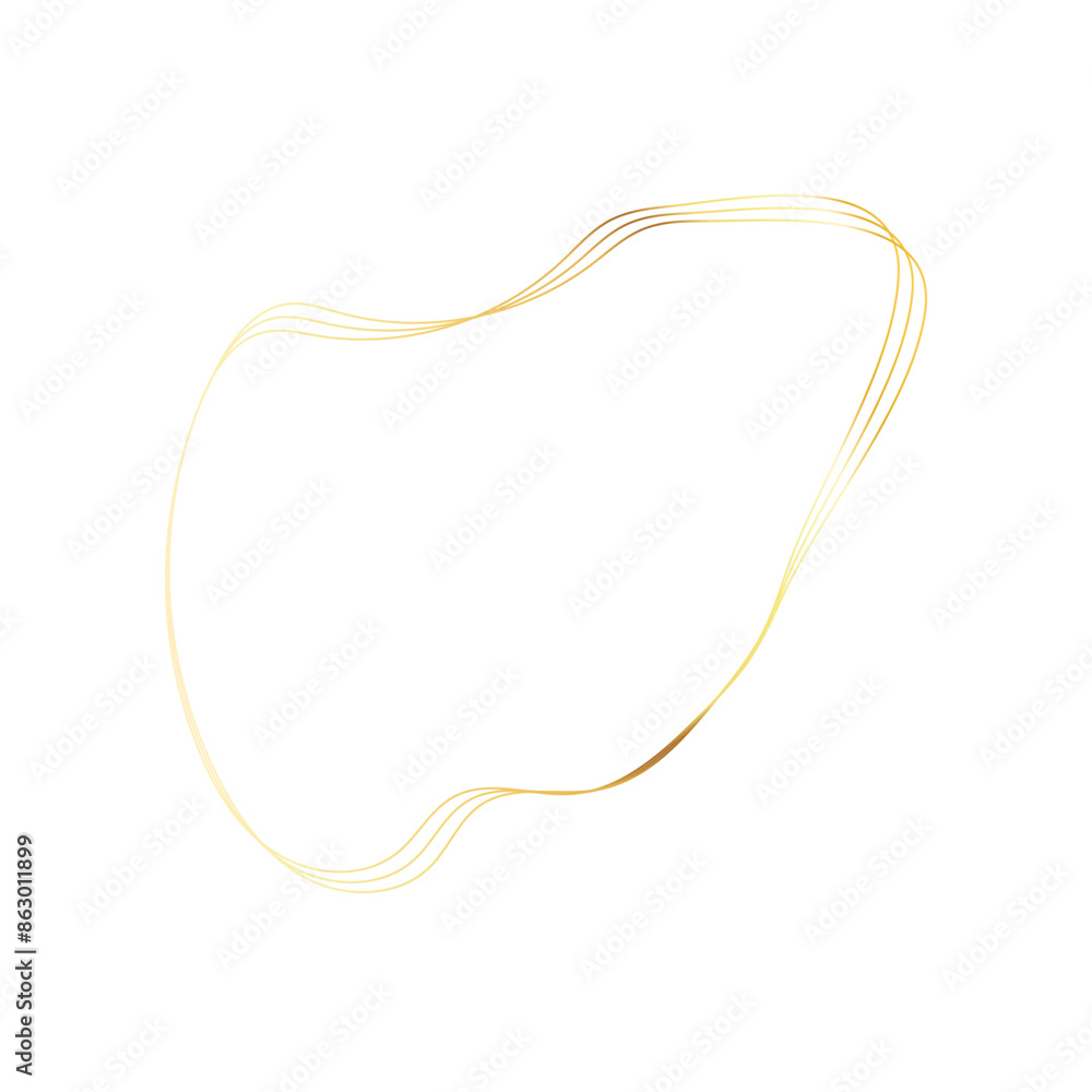 Gold liquid geometric shapes. Graphic elements Gold liquid geometric shapes. Graphic elements