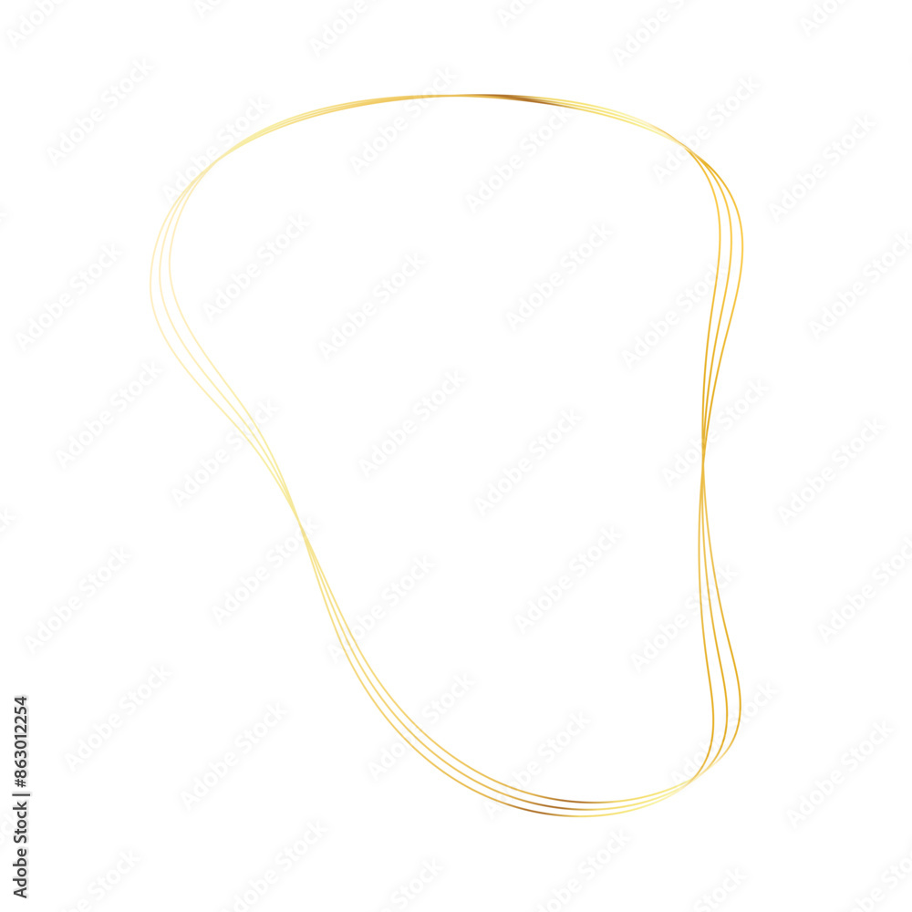 Gold liquid geometric shapes. Graphic elements Gold liquid geometric shapes. Graphic elements