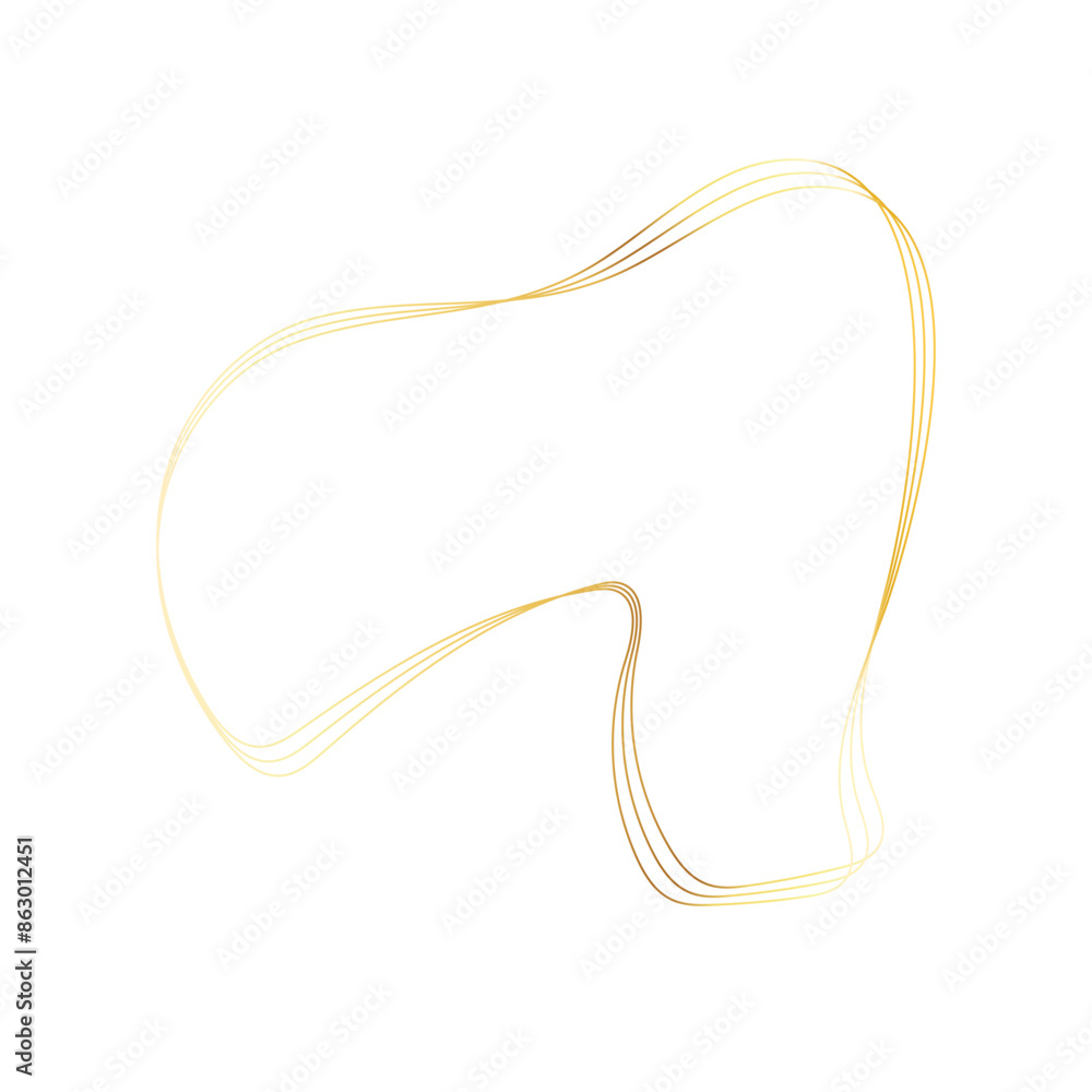 Gold liquid geometric shapes. Graphic elements Gold liquid geometric shapes. Graphic elements