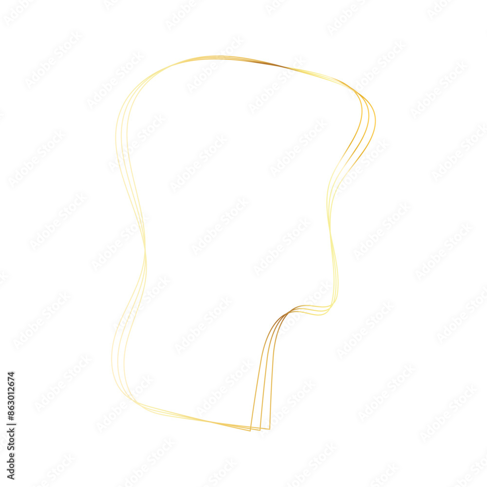 Gold liquid geometric shapes. Graphic elements Gold liquid geometric shapes. Graphic elements