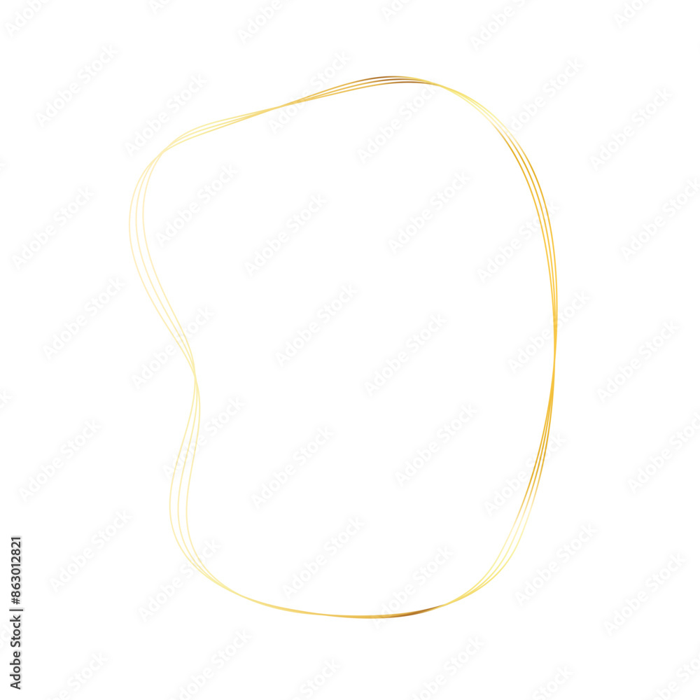 Gold liquid geometric shapes. Graphic elements Gold liquid geometric shapes. Graphic elements