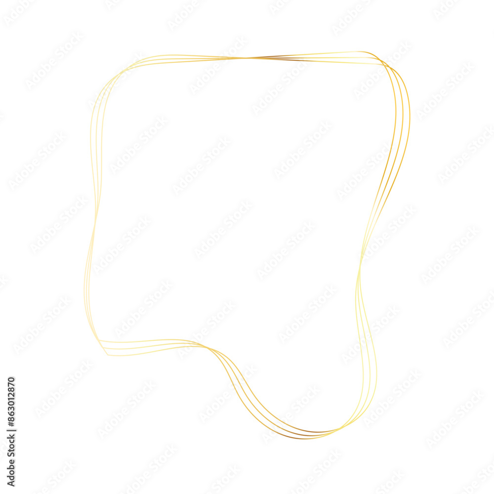 Gold liquid geometric shapes. Graphic elements Gold liquid geometric shapes. Graphic elements