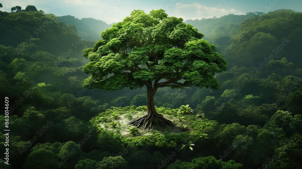 tree in the forest tree in the forest