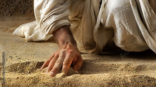 Jesus Writing in the Sand
