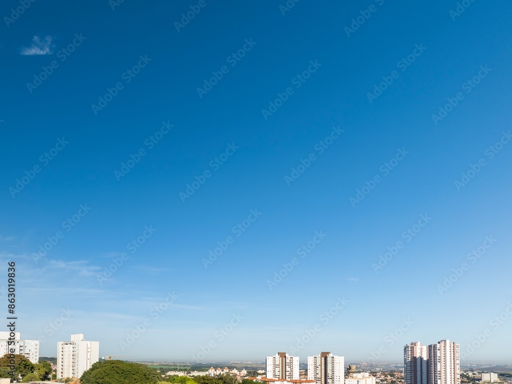 Obraz premium Fotos aéreas da cidade de campinas