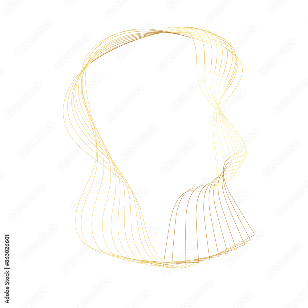 Abstract Gold liquid geometric element, shapes Abstract Gold liquid geometric element, shapes