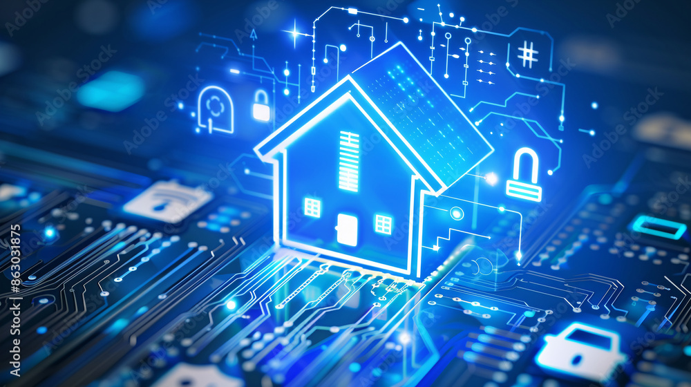 Innovative smart home devices controlling lights thermostat Innovative smart home devices controlling lights thermostat